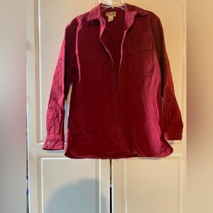 Men’s Red Button-Up Jacket